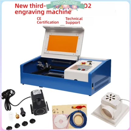 40W CO2 Laser Engraver 30x20cm Laser Engraving Machine Small Fully Automatic Wood Acrylic Engraving Machine Laser Engraver Tools